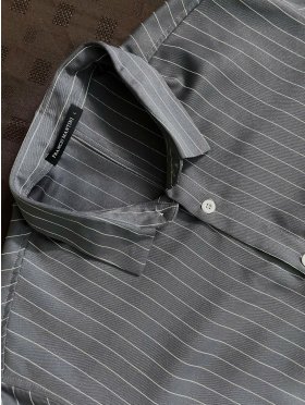 Áo Sơ Mi Francis Mantini Somniferum Long Sleeve 'Grey White'