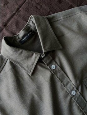 Áo Sơ Mi Francis Mantini Somniferum Short ' Dark Grey '