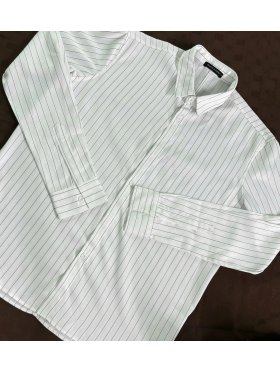 Áo Sơ Mi Francis Mantini Stripe Long Sleeve 'White'