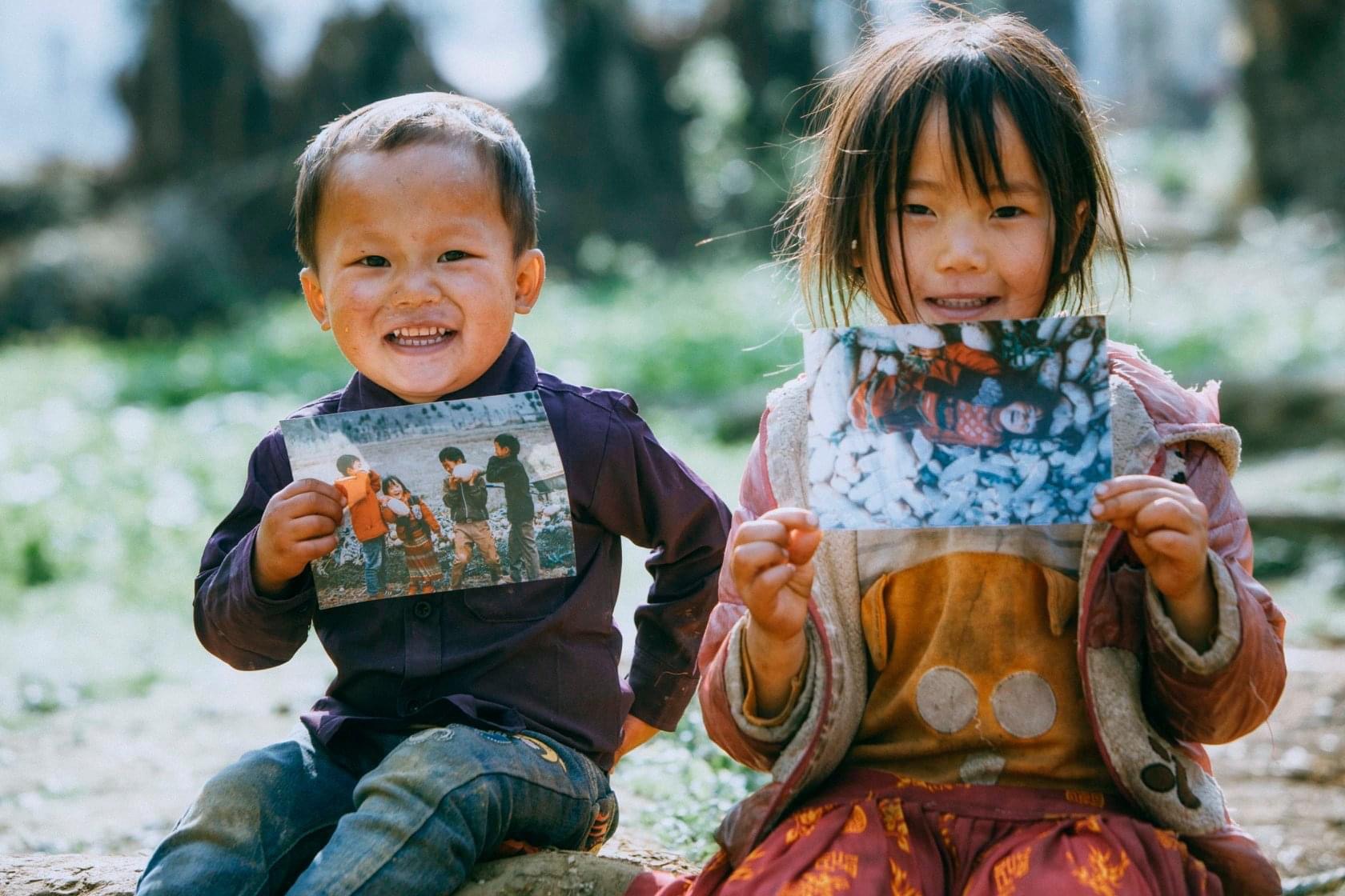 Trẻ em vùng cao !